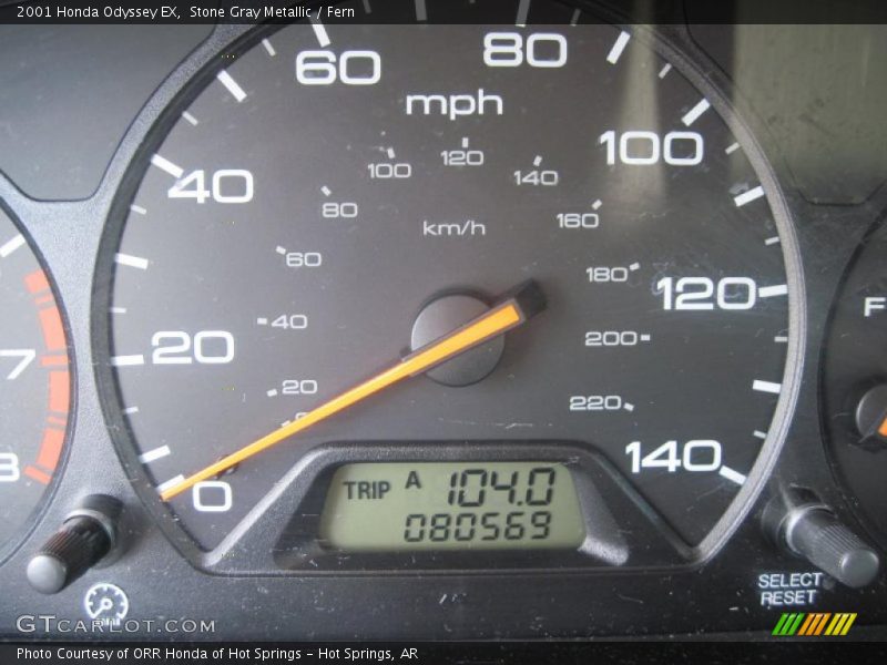Stone Gray Metallic / Fern 2001 Honda Odyssey EX