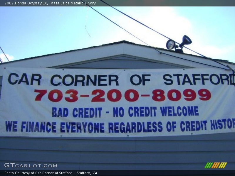 Mesa Beige Metallic / Ivory 2002 Honda Odyssey EX