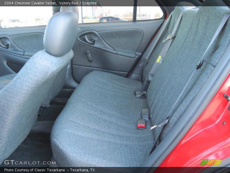 Victory Red / Graphite 2004 Chevrolet Cavalier Sedan