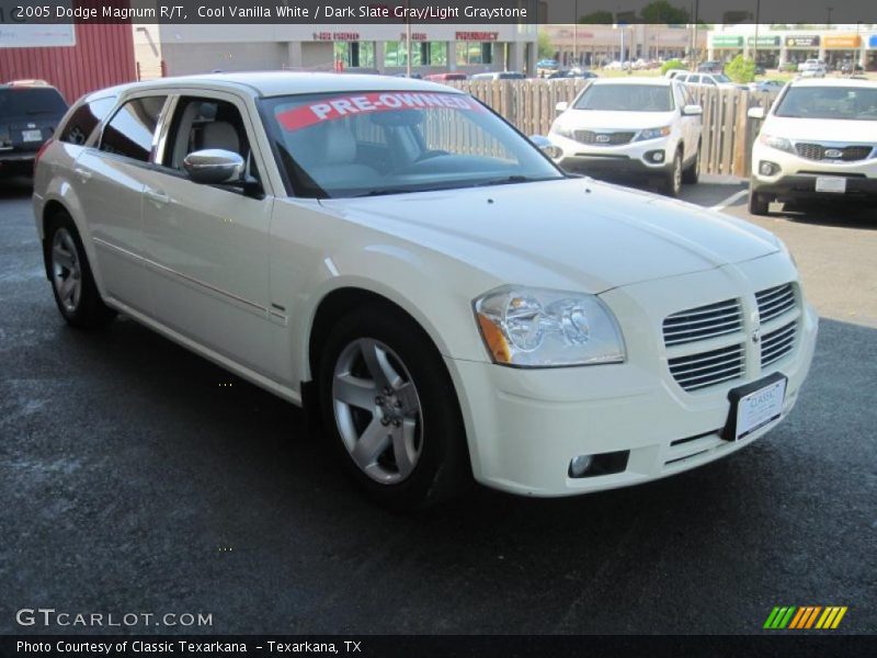 Cool Vanilla White / Dark Slate Gray/Light Graystone 2005 Dodge Magnum R/T