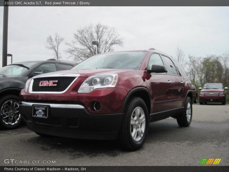 Red Jewel Tintcoat / Ebony 2010 GMC Acadia SLT