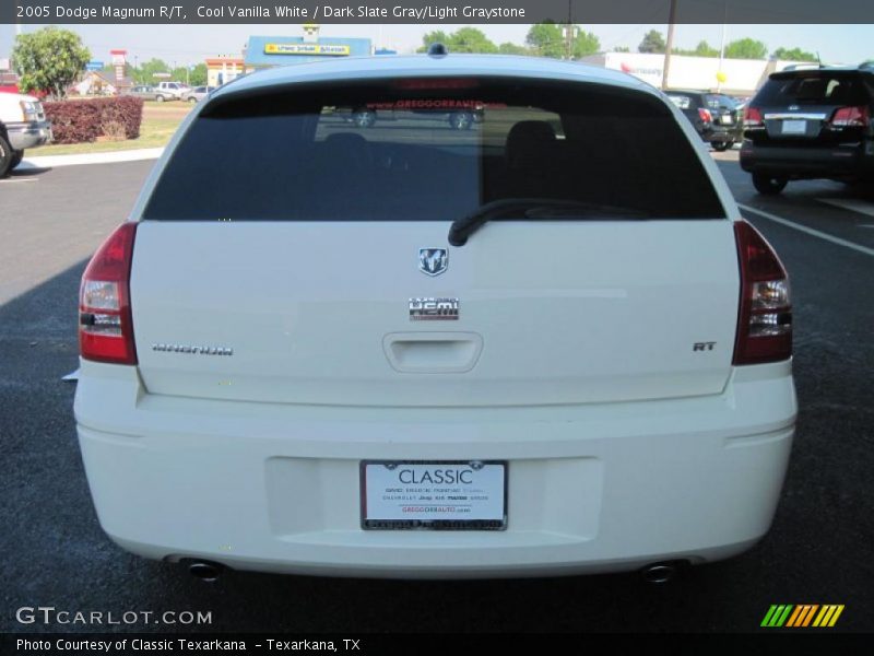 Cool Vanilla White / Dark Slate Gray/Light Graystone 2005 Dodge Magnum R/T