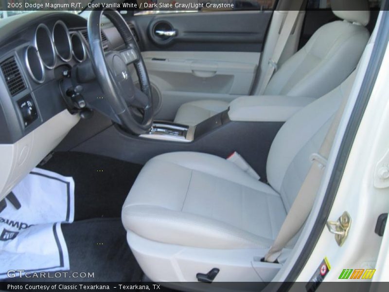 Cool Vanilla White / Dark Slate Gray/Light Graystone 2005 Dodge Magnum R/T
