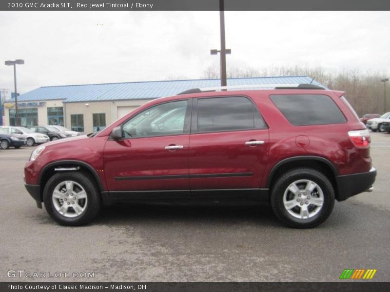 Red Jewel Tintcoat / Ebony 2010 GMC Acadia SLT