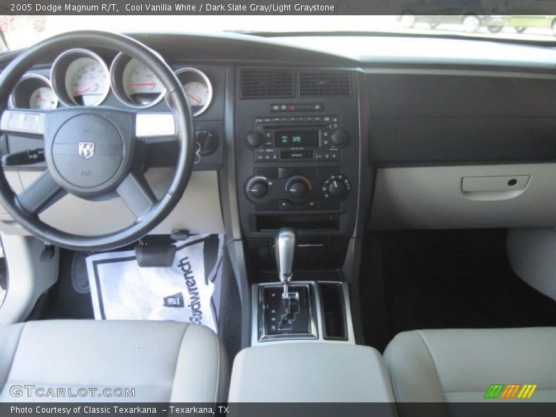 Cool Vanilla White / Dark Slate Gray/Light Graystone 2005 Dodge Magnum R/T