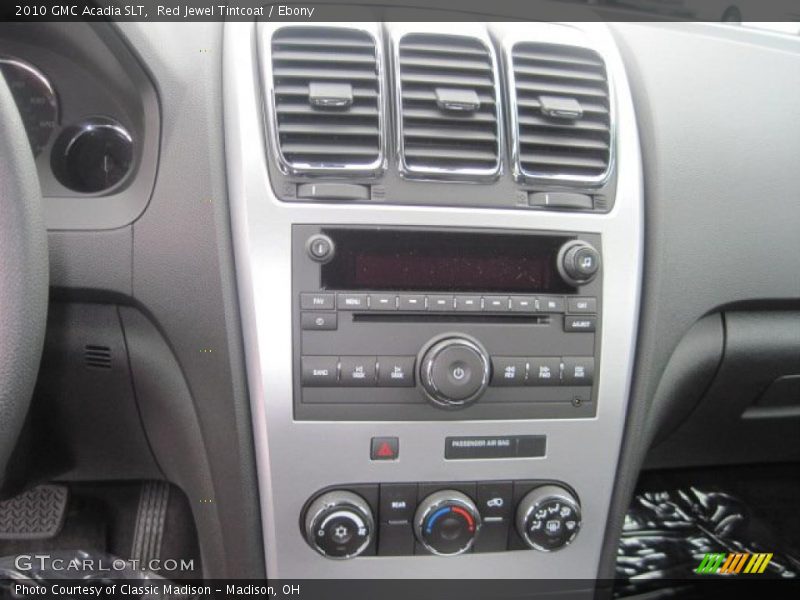 Red Jewel Tintcoat / Ebony 2010 GMC Acadia SLT