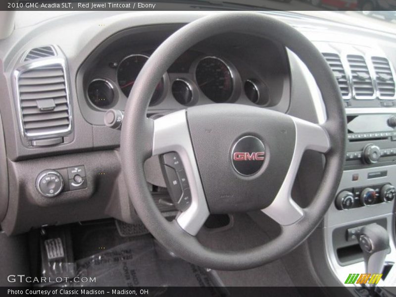 Red Jewel Tintcoat / Ebony 2010 GMC Acadia SLT