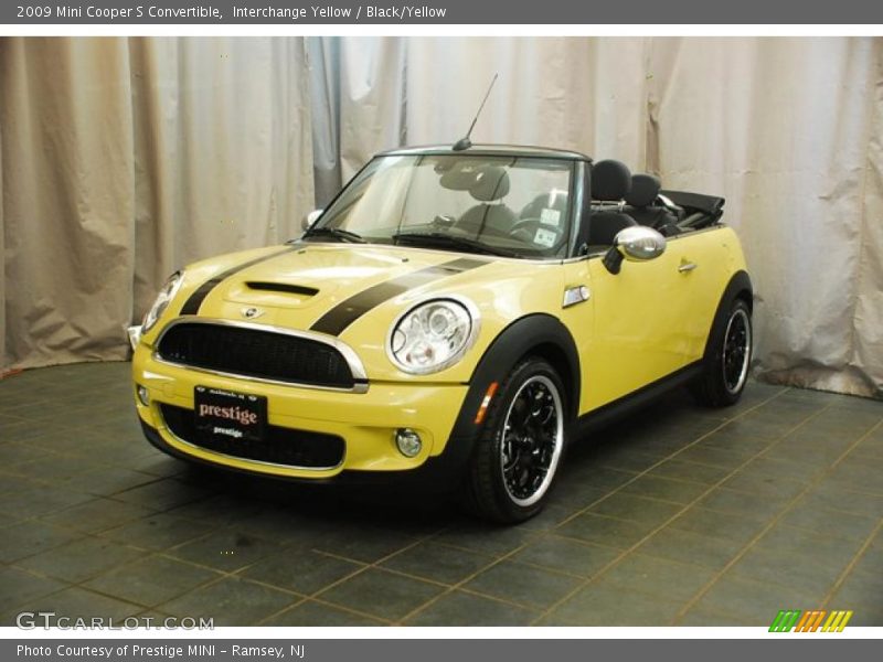 Interchange Yellow / Black/Yellow 2009 Mini Cooper S Convertible