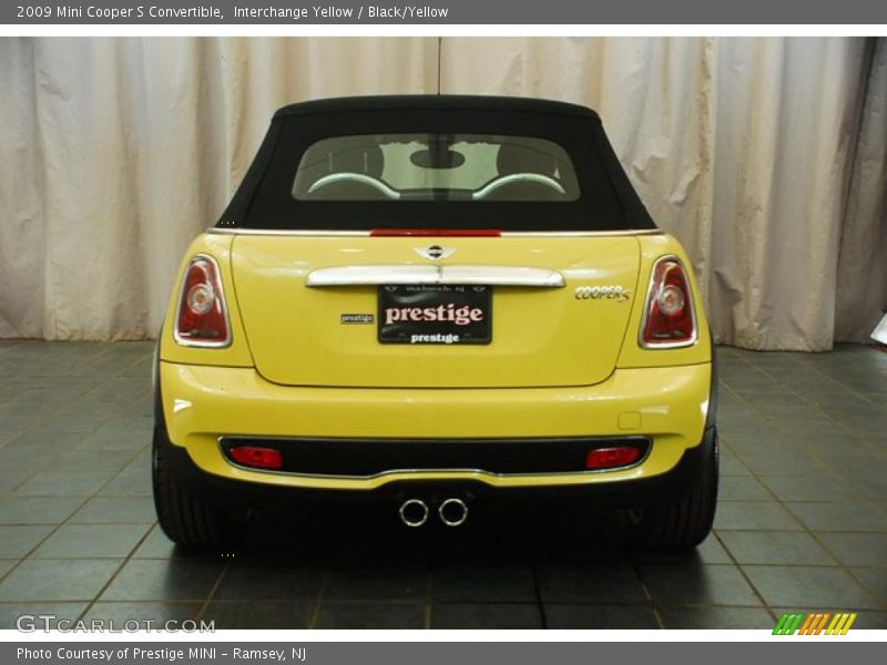Interchange Yellow / Black/Yellow 2009 Mini Cooper S Convertible