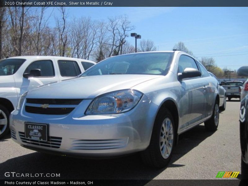 Silver Ice Metallic / Gray 2010 Chevrolet Cobalt XFE Coupe