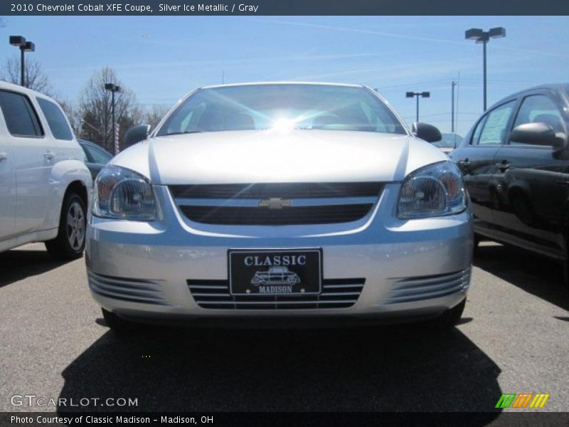 Silver Ice Metallic / Gray 2010 Chevrolet Cobalt XFE Coupe