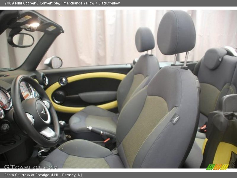 Interchange Yellow / Black/Yellow 2009 Mini Cooper S Convertible