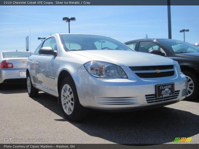 Silver Ice Metallic / Gray 2010 Chevrolet Cobalt XFE Coupe