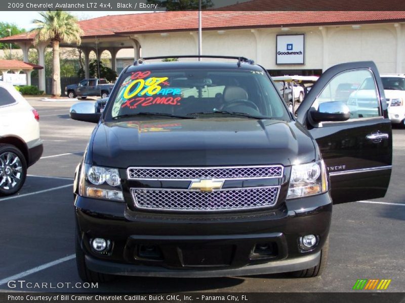 Black / Ebony 2009 Chevrolet Avalanche LTZ 4x4