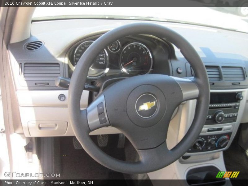 Silver Ice Metallic / Gray 2010 Chevrolet Cobalt XFE Coupe