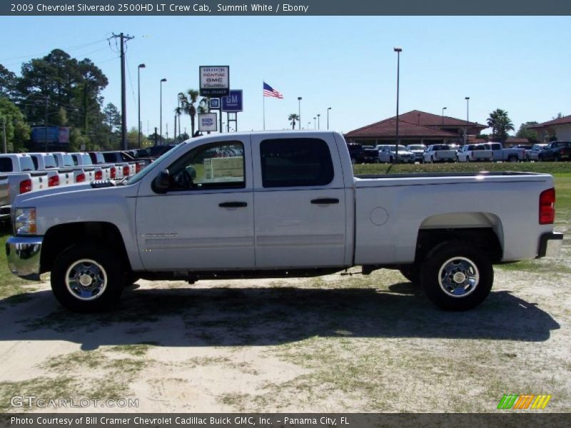 Summit White / Ebony 2009 Chevrolet Silverado 2500HD LT Crew Cab