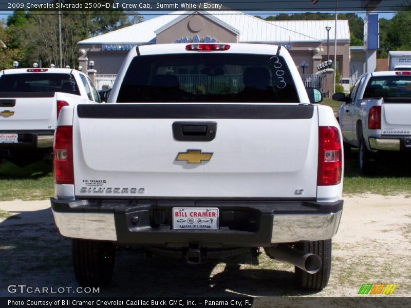 Summit White / Ebony 2009 Chevrolet Silverado 2500HD LT Crew Cab