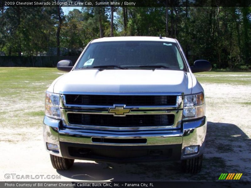 Summit White / Ebony 2009 Chevrolet Silverado 2500HD LT Crew Cab