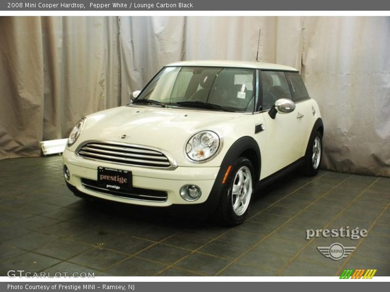 Pepper White / Lounge Carbon Black 2008 Mini Cooper Hardtop