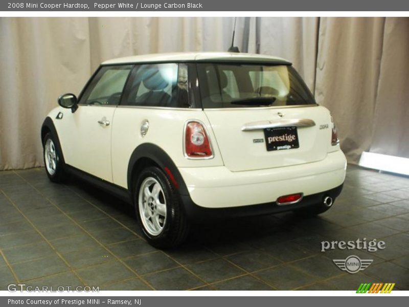 Pepper White / Lounge Carbon Black 2008 Mini Cooper Hardtop