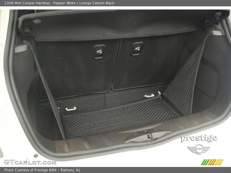 Pepper White / Lounge Carbon Black 2008 Mini Cooper Hardtop