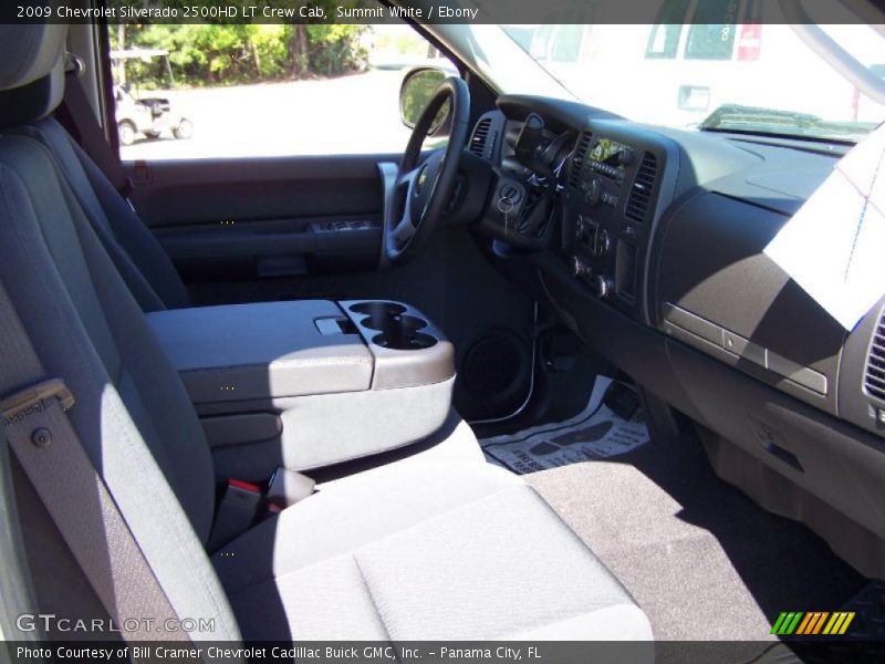 Summit White / Ebony 2009 Chevrolet Silverado 2500HD LT Crew Cab