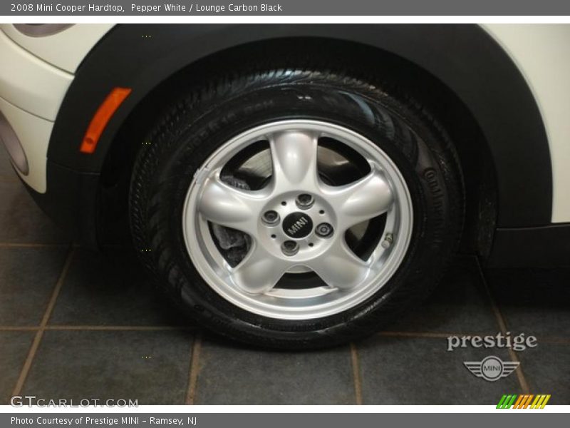 Pepper White / Lounge Carbon Black 2008 Mini Cooper Hardtop