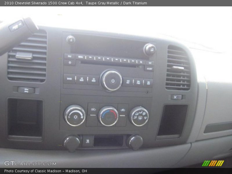 Taupe Gray Metallic / Dark Titanium 2010 Chevrolet Silverado 1500 Crew Cab 4x4