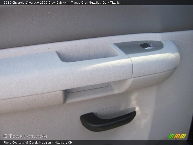 Taupe Gray Metallic / Dark Titanium 2010 Chevrolet Silverado 1500 Crew Cab 4x4