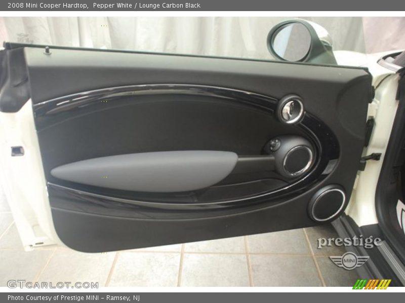 Pepper White / Lounge Carbon Black 2008 Mini Cooper Hardtop
