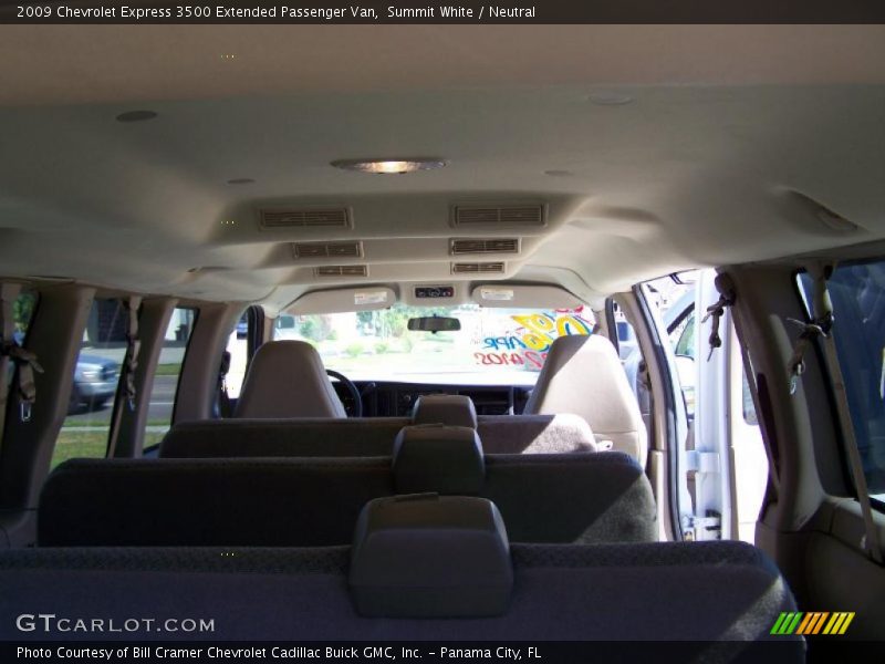 Summit White / Neutral 2009 Chevrolet Express 3500 Extended Passenger Van