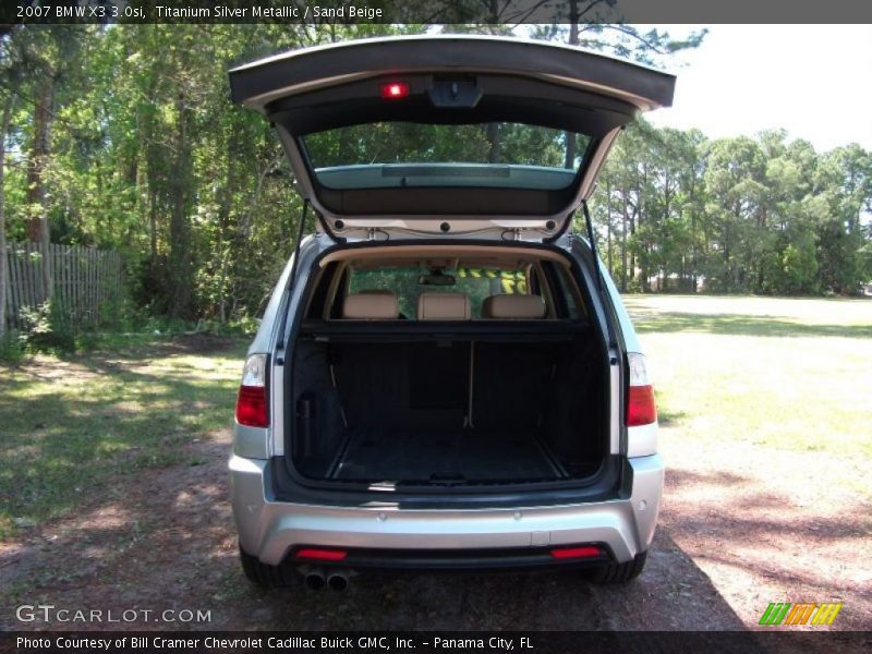 Titanium Silver Metallic / Sand Beige 2007 BMW X3 3.0si