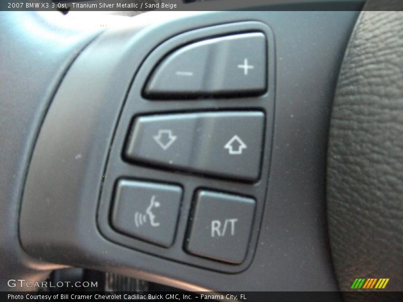 Titanium Silver Metallic / Sand Beige 2007 BMW X3 3.0si