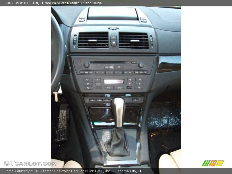 Titanium Silver Metallic / Sand Beige 2007 BMW X3 3.0si