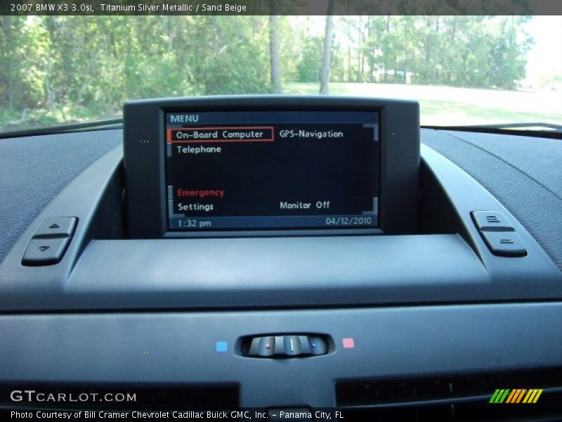 Titanium Silver Metallic / Sand Beige 2007 BMW X3 3.0si