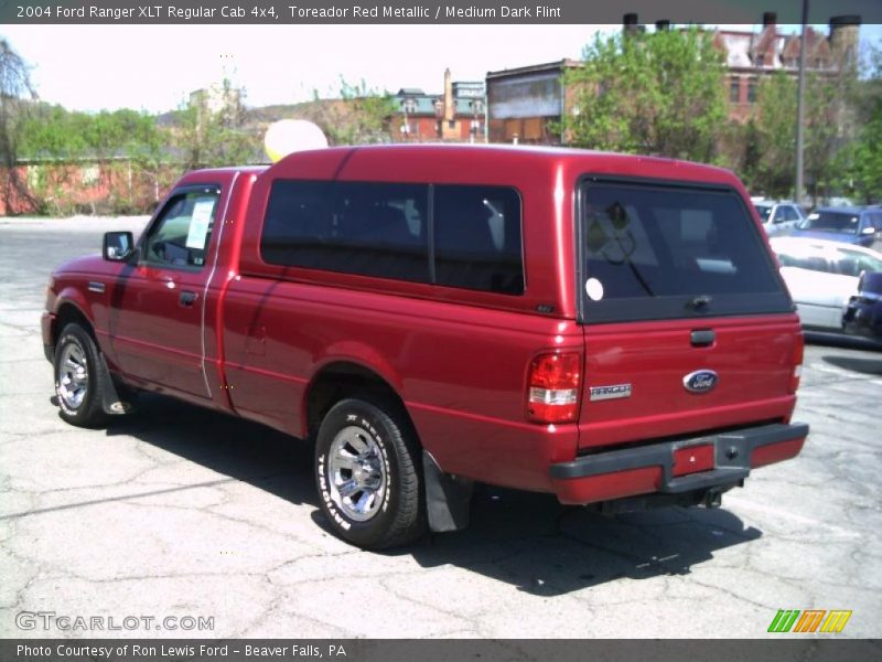Toreador Red Metallic / Medium Dark Flint 2004 Ford Ranger XLT Regular Cab 4x4