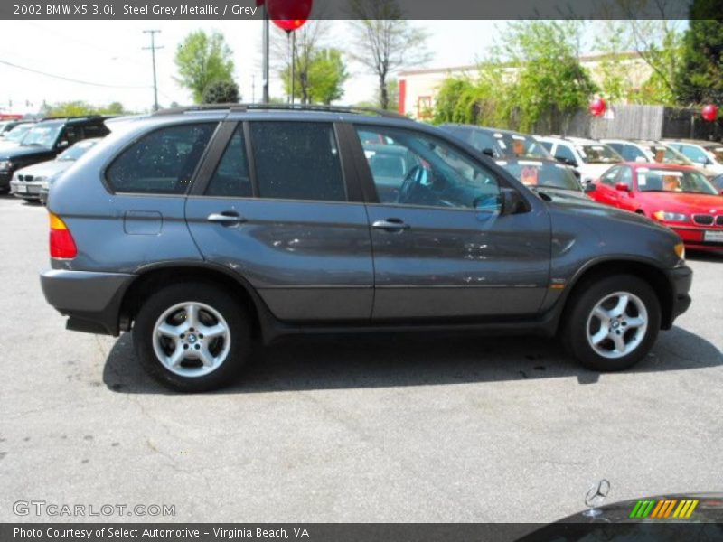 Steel Grey Metallic / Grey 2002 BMW X5 3.0i