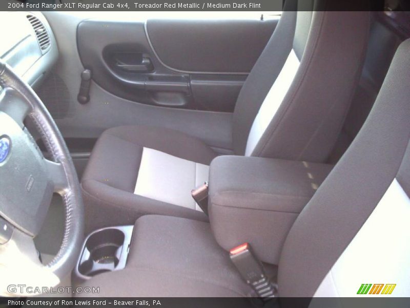 Toreador Red Metallic / Medium Dark Flint 2004 Ford Ranger XLT Regular Cab 4x4