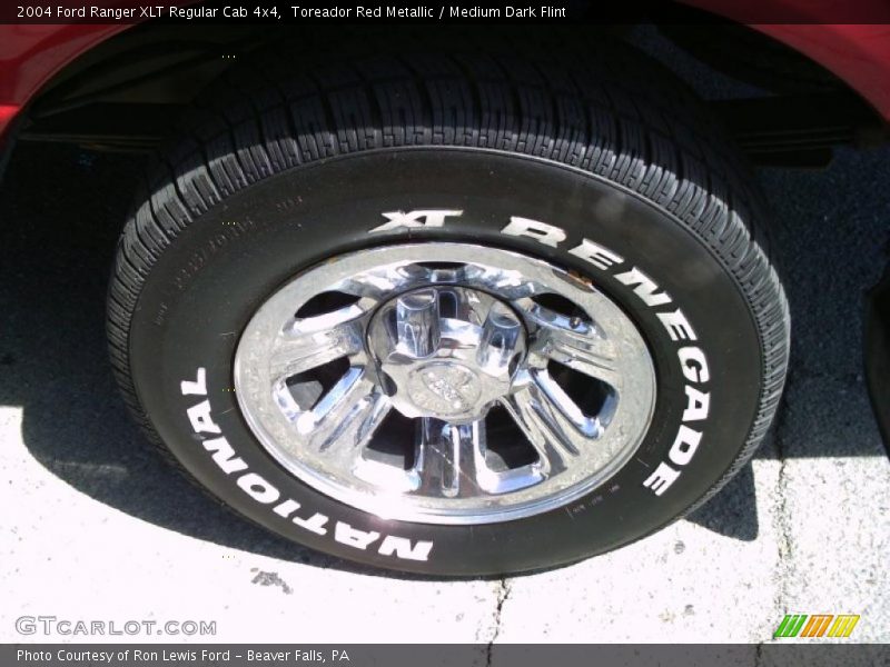 Toreador Red Metallic / Medium Dark Flint 2004 Ford Ranger XLT Regular Cab 4x4