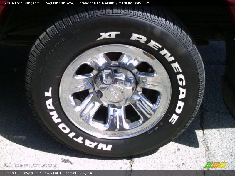 Toreador Red Metallic / Medium Dark Flint 2004 Ford Ranger XLT Regular Cab 4x4