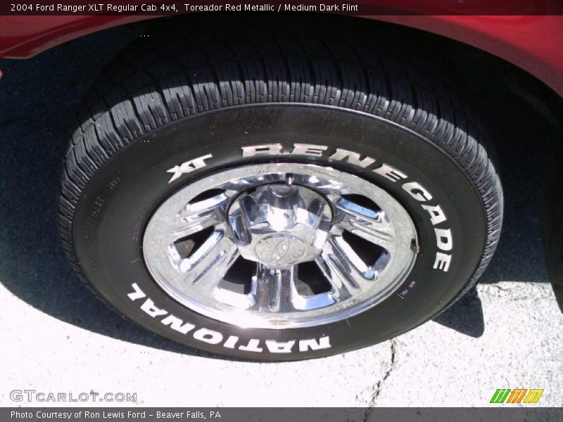 Toreador Red Metallic / Medium Dark Flint 2004 Ford Ranger XLT Regular Cab 4x4