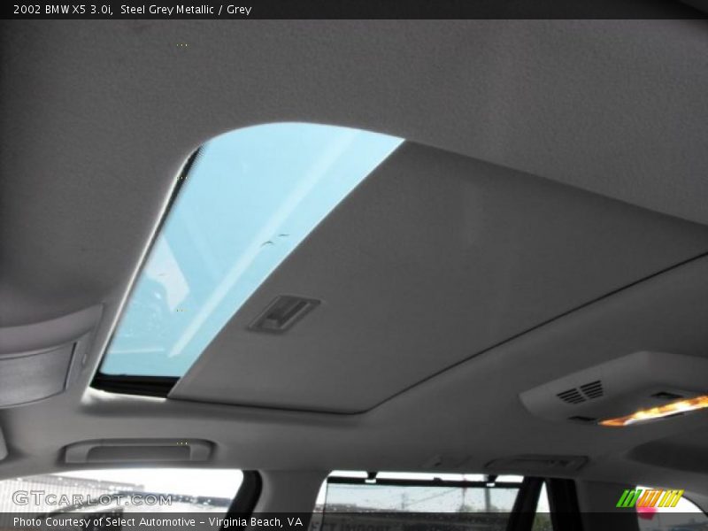 Steel Grey Metallic / Grey 2002 BMW X5 3.0i