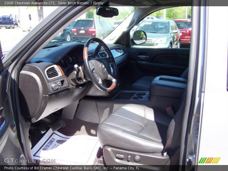 Silver Birch Metallic / Ebony 2008 Chevrolet Avalanche LTZ