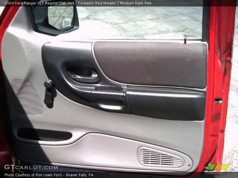 Toreador Red Metallic / Medium Dark Flint 2004 Ford Ranger XLT Regular Cab 4x4