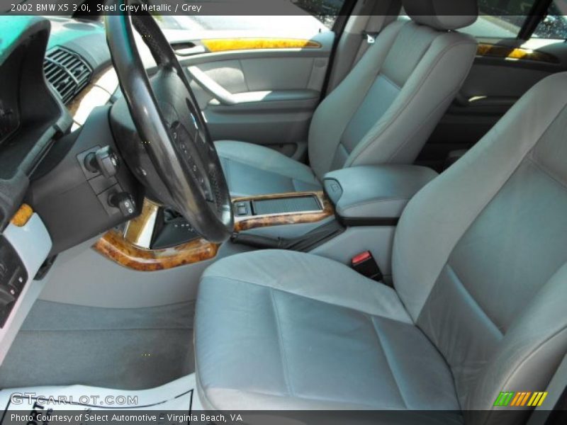 Steel Grey Metallic / Grey 2002 BMW X5 3.0i