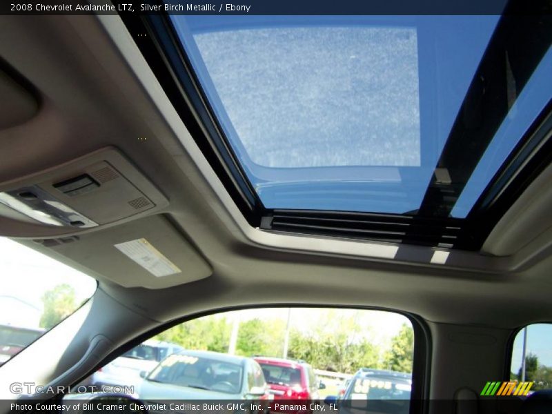 Silver Birch Metallic / Ebony 2008 Chevrolet Avalanche LTZ