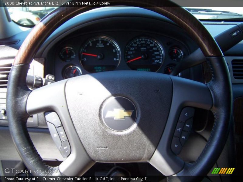 Silver Birch Metallic / Ebony 2008 Chevrolet Avalanche LTZ