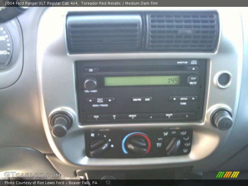 Toreador Red Metallic / Medium Dark Flint 2004 Ford Ranger XLT Regular Cab 4x4