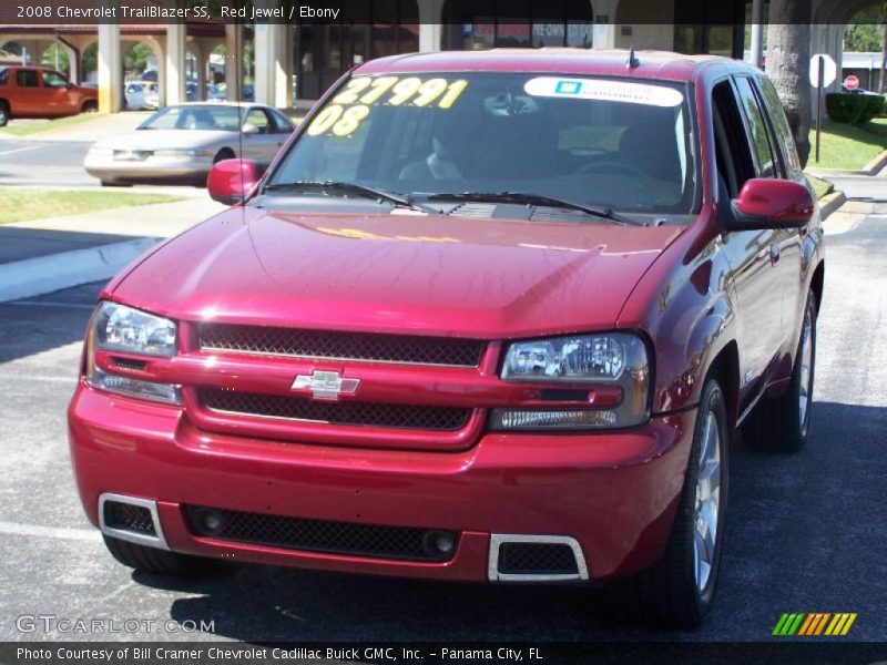 Red Jewel / Ebony 2008 Chevrolet TrailBlazer SS