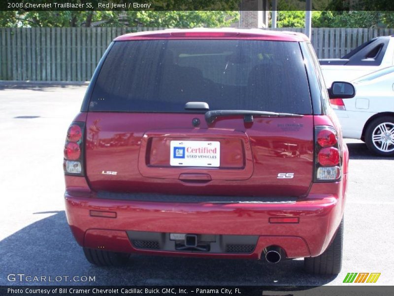 Red Jewel / Ebony 2008 Chevrolet TrailBlazer SS